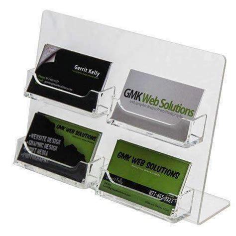 wall mount business card holder single|alphabetical business card holder.